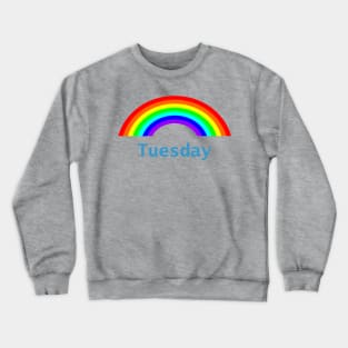 Tuesday Rainbow Crewneck Sweatshirt